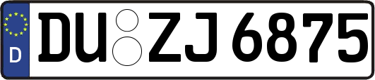 DU-ZJ6875
