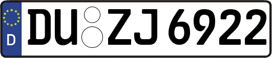 DU-ZJ6922