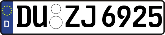 DU-ZJ6925