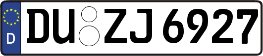 DU-ZJ6927