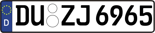 DU-ZJ6965