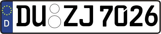DU-ZJ7026