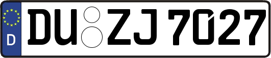 DU-ZJ7027
