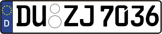 DU-ZJ7036