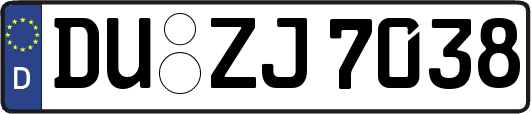 DU-ZJ7038