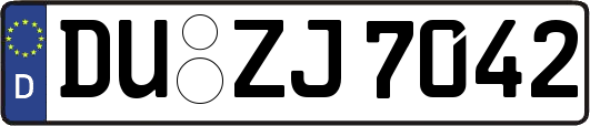 DU-ZJ7042