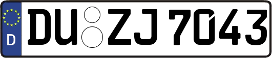 DU-ZJ7043