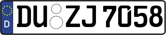 DU-ZJ7058
