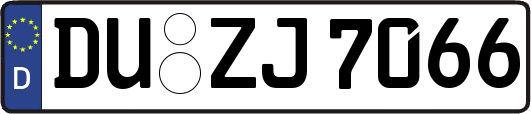 DU-ZJ7066