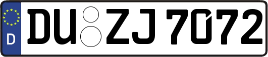 DU-ZJ7072