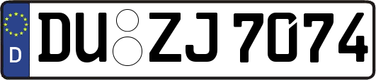 DU-ZJ7074