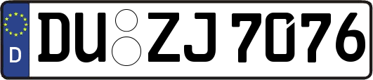 DU-ZJ7076