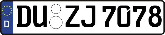 DU-ZJ7078