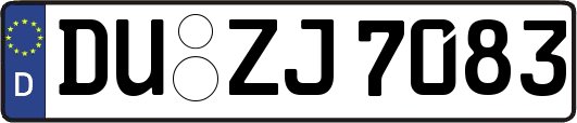 DU-ZJ7083