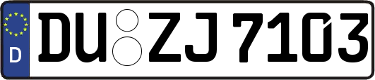 DU-ZJ7103