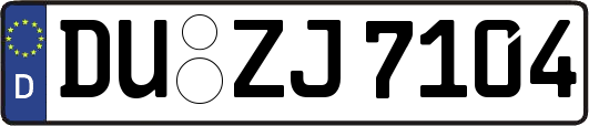 DU-ZJ7104