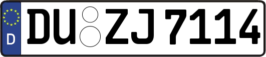 DU-ZJ7114