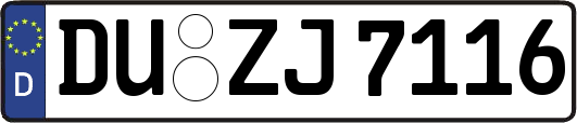 DU-ZJ7116