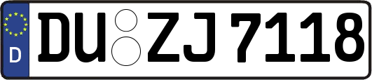 DU-ZJ7118