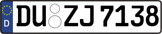 DU-ZJ7138