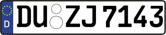 DU-ZJ7143