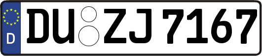 DU-ZJ7167