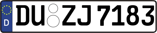 DU-ZJ7183