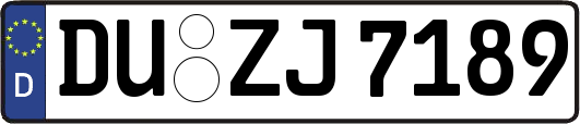 DU-ZJ7189