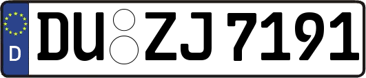 DU-ZJ7191