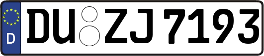DU-ZJ7193