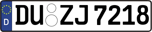 DU-ZJ7218