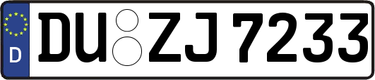 DU-ZJ7233