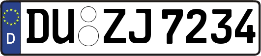 DU-ZJ7234