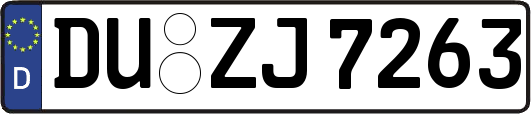 DU-ZJ7263
