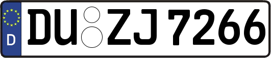 DU-ZJ7266