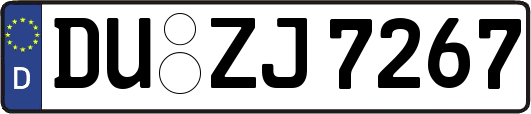 DU-ZJ7267