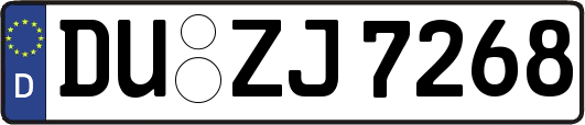 DU-ZJ7268