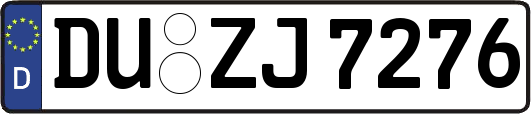 DU-ZJ7276