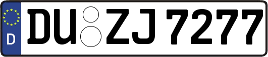 DU-ZJ7277