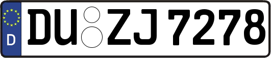 DU-ZJ7278
