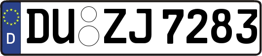 DU-ZJ7283