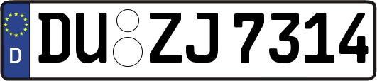 DU-ZJ7314