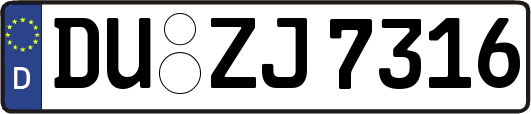 DU-ZJ7316