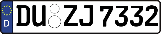 DU-ZJ7332