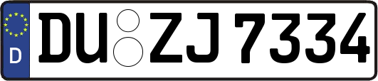 DU-ZJ7334