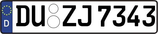 DU-ZJ7343