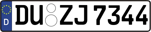DU-ZJ7344