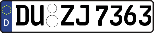 DU-ZJ7363