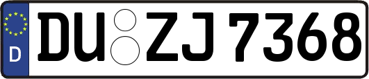 DU-ZJ7368