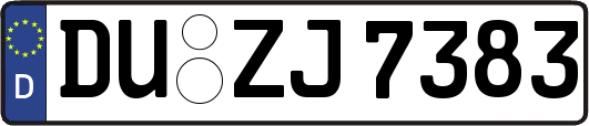 DU-ZJ7383